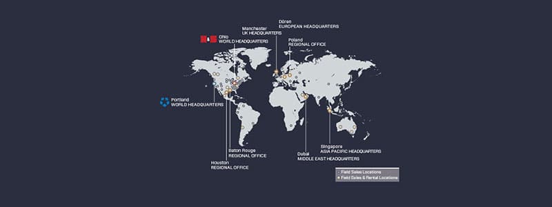 Map of CLIMAX Portable's World Headquarters