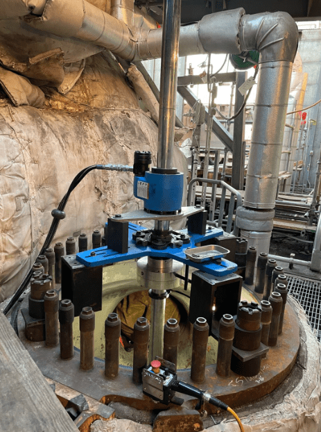 CLIMAX BB5000 Line Boring Machine, Turbine Bore Repair