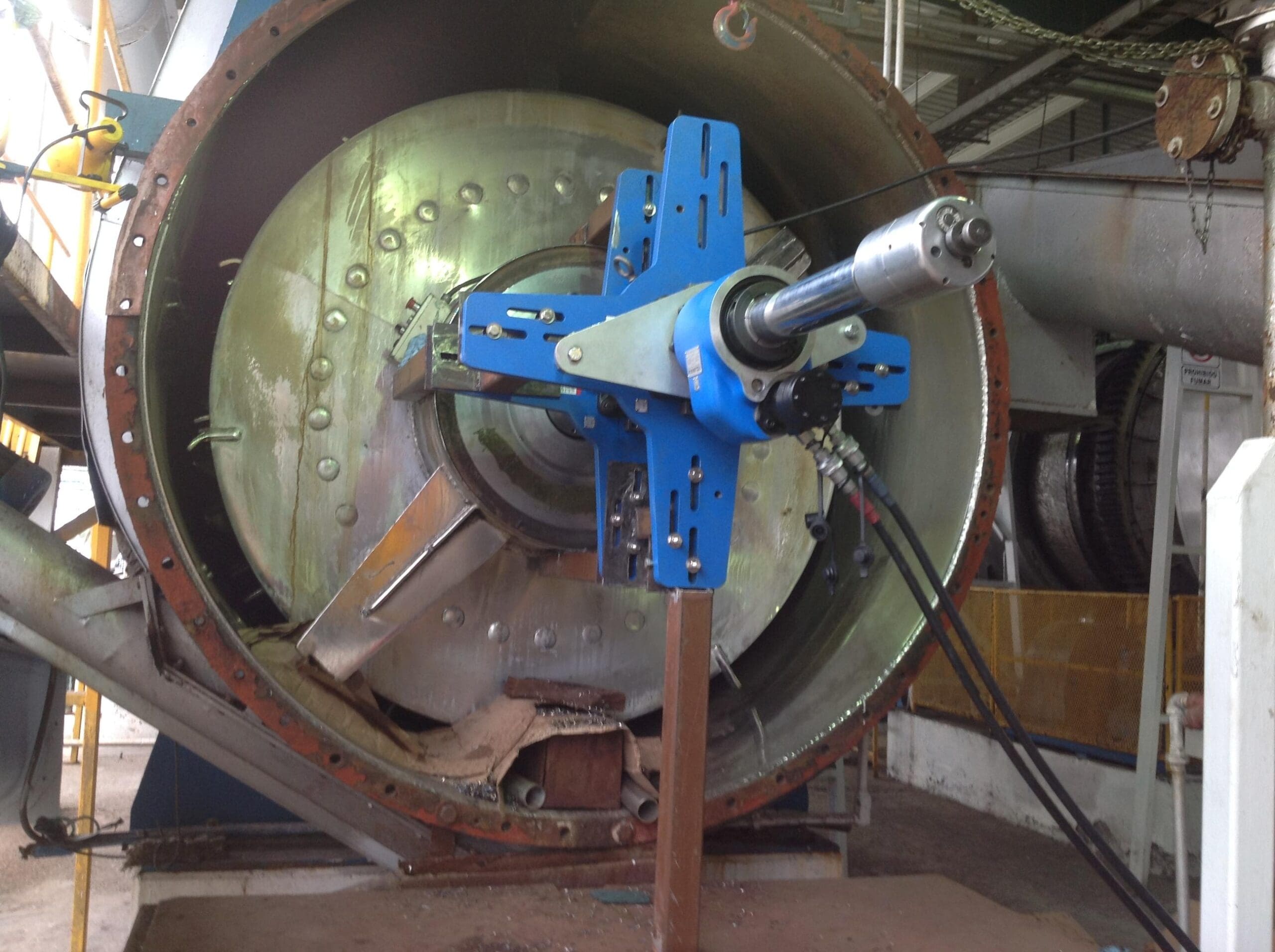 CLIMAX BB6100 Line Boring Machine, Steam Drum