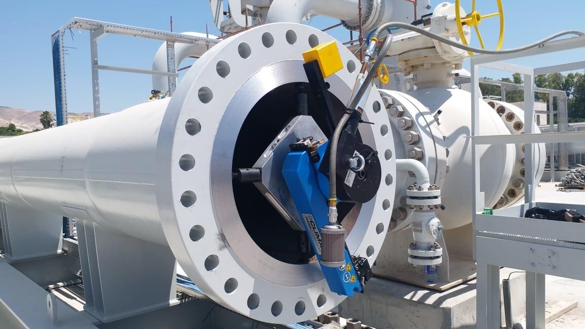 FF5300 Flange Facer, Gas Distribution Plant