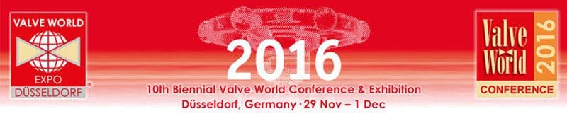 VALVE WORLD EXPO 2016 – DÜSSELDORF