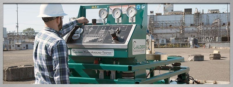 A NEW REVOLUTION IN PORTABLE IS HERE! The CALDER TURN-AROUND-TESTER™