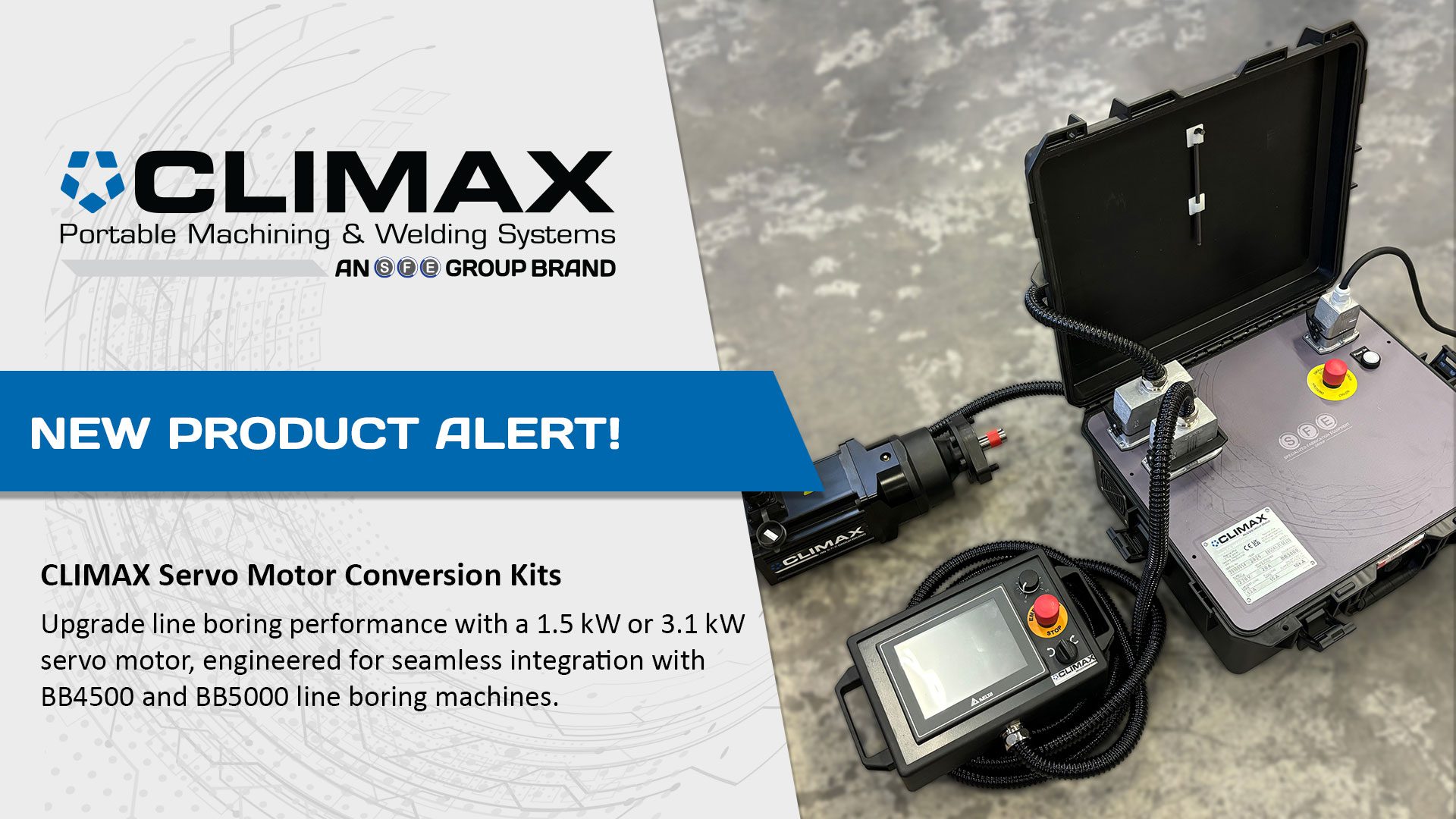 CLIMAX новые комплекты для переоборудования на сервоприводы